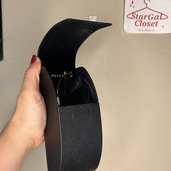 Prada PR65T Sunglasses Round Oversized WITH BOX | OS | GUC - Picture 8 of 10